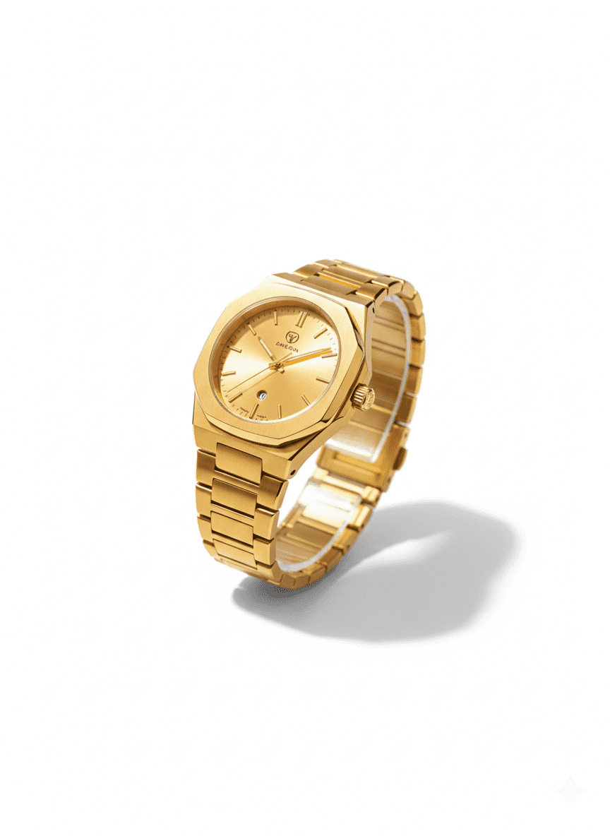 Luxury Men's Gold Watch