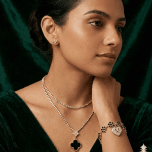 Monogram Heart & Noir Clover Duo