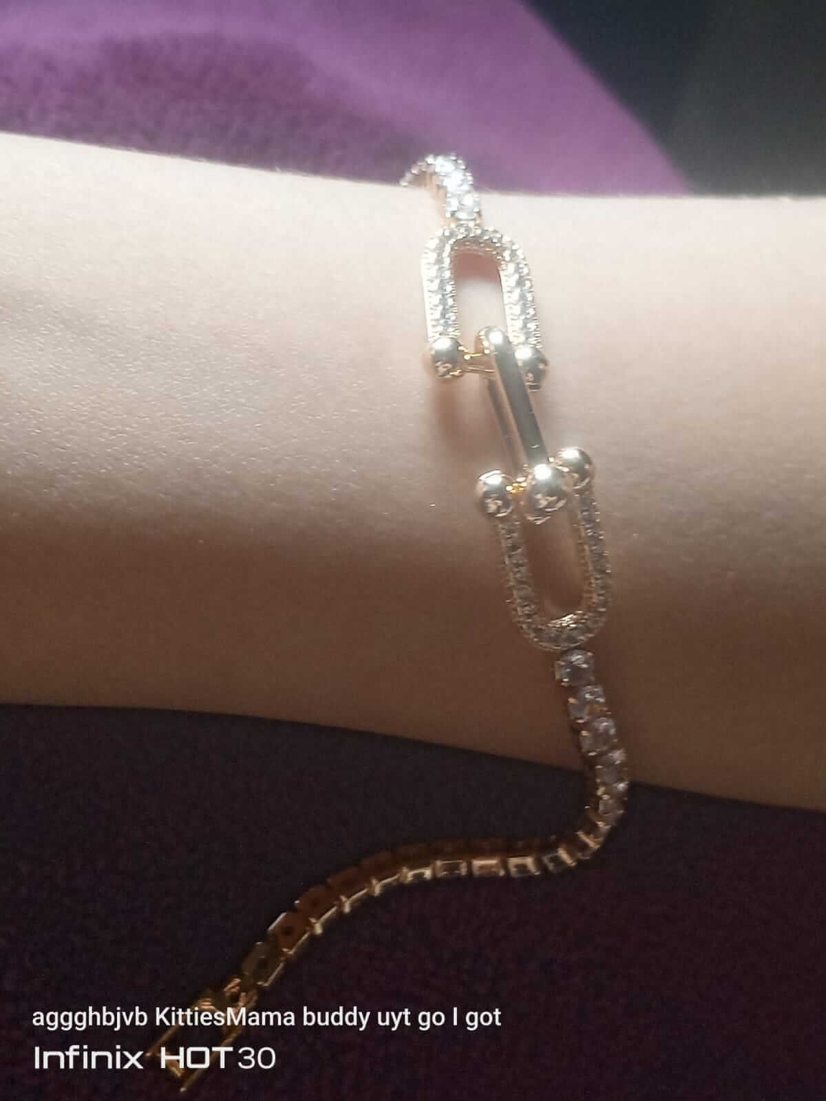 Elegant U-Link Bracelet