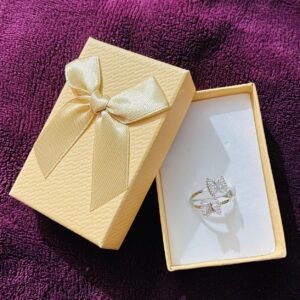 Elegant Flutter Silver Ring