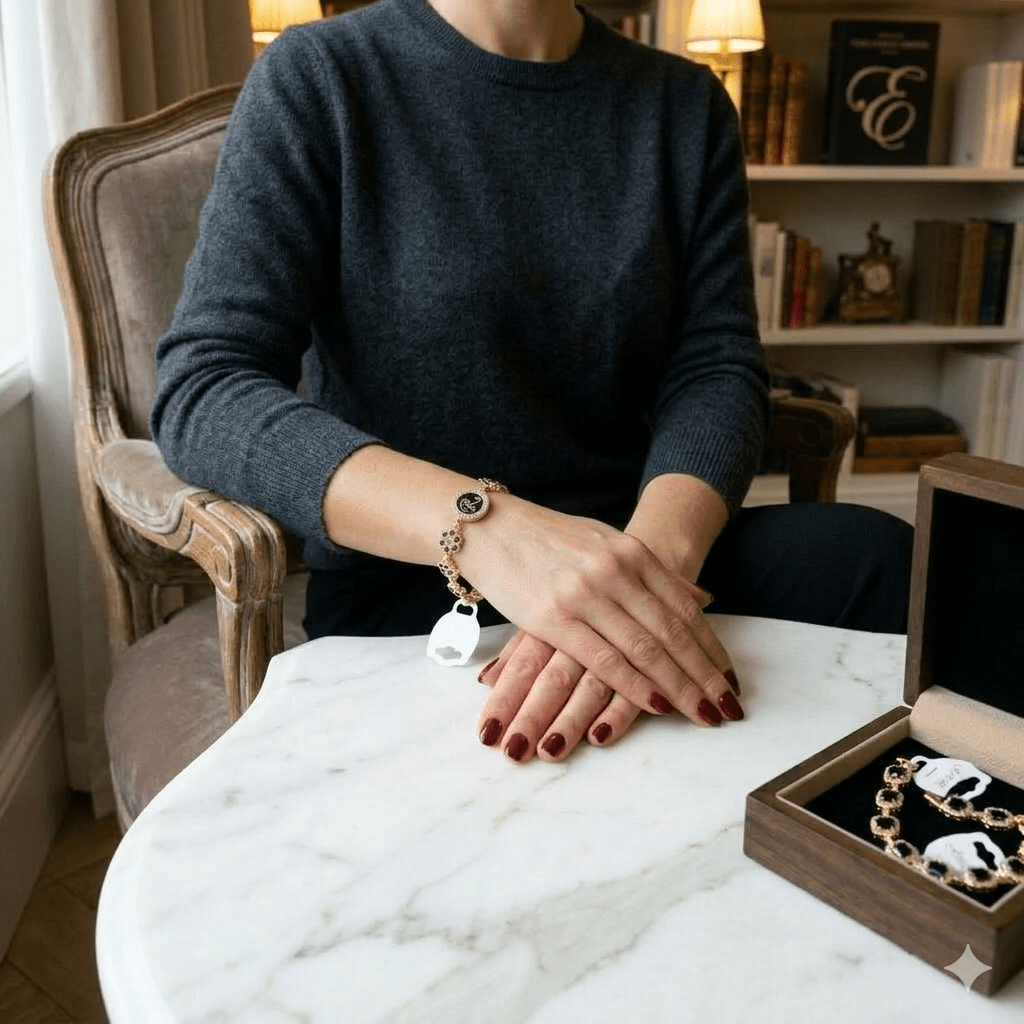 Signature Bracelet – Black & Gold